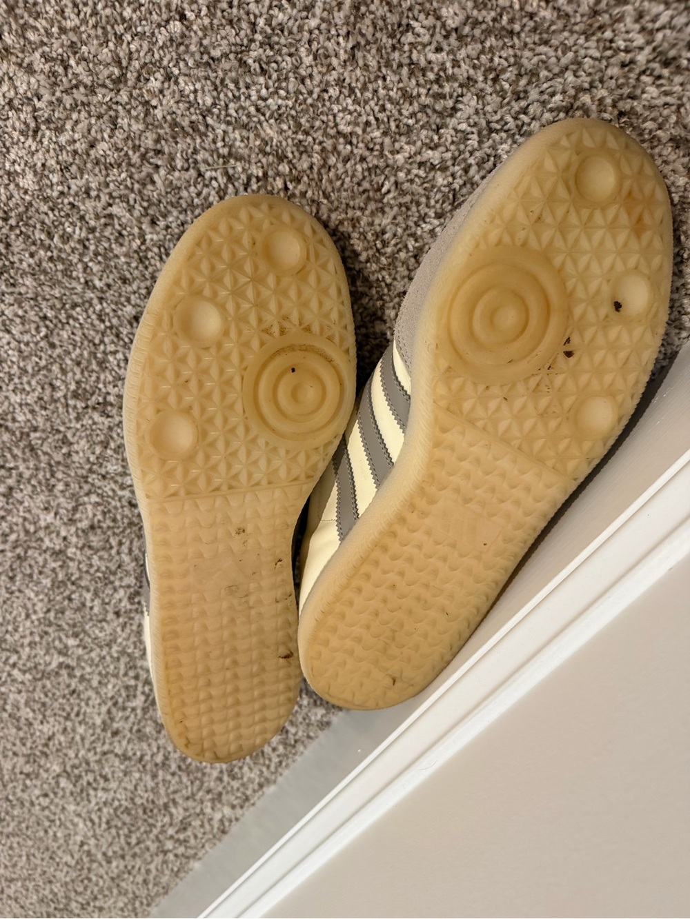 adidas samba x Lionel Messi Sneakers in Cream and Gray Suede FIFA SOCCER - Picture 5 of 8